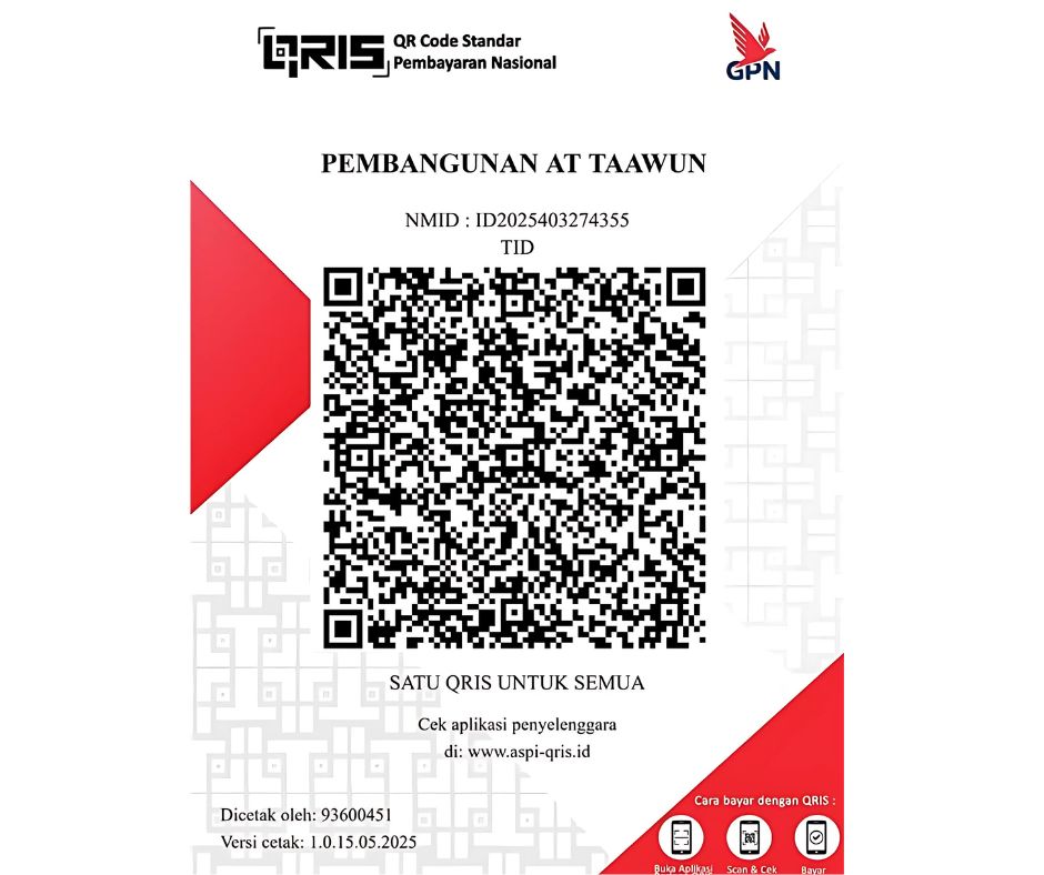QRIS Infaq Pembangunan Mesjid Attaawun
